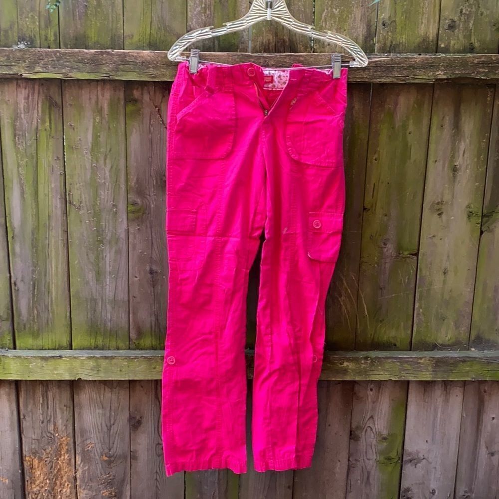 Faded Glory pink cargo pants sz. 14